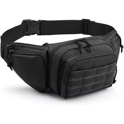 Concealed Carry Waist Pack with Multi-Compartment Storage and Adjustable Strap