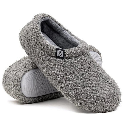 Women's Fleece Slipper with Memory Foam Insole and Closed Back, Machine Washable