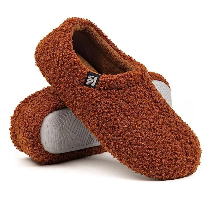 Women's Fleece Slipper with Memory Foam Insole and Closed Back, Machine Washable