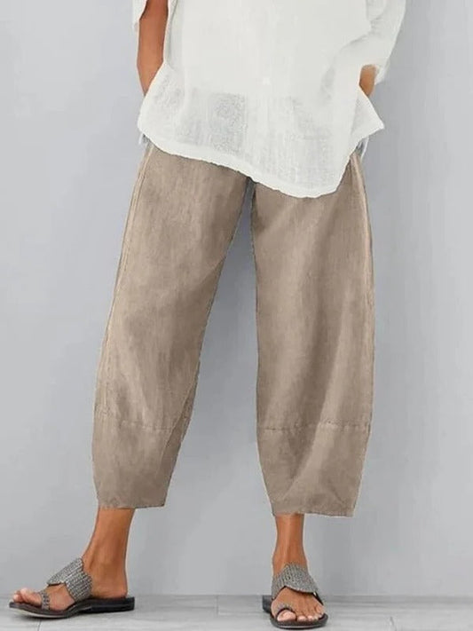 Women's Linen Pants with Relaxed Fit