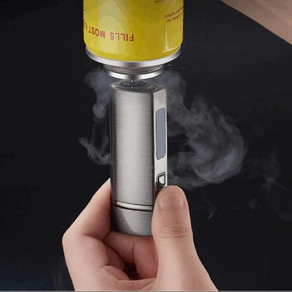 Electric Torch Lighter with Rechargeable Battery and Wind-Resistant Flame