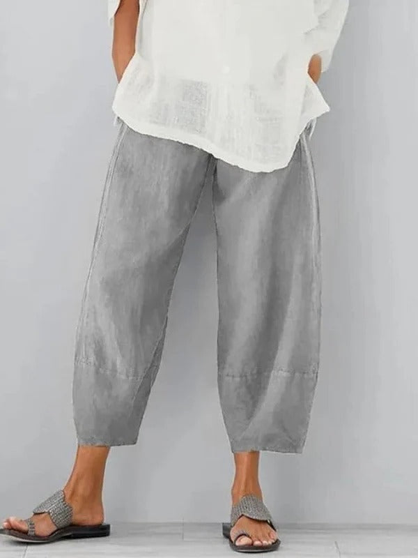 Women's Linen Pants with Relaxed Fit