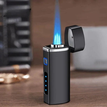 Electric Torch Lighter with Rechargeable Battery and Wind-Resistant Flame