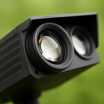 Solar Spot Light with Adjustable Zoom Lens and RGB Color Modes