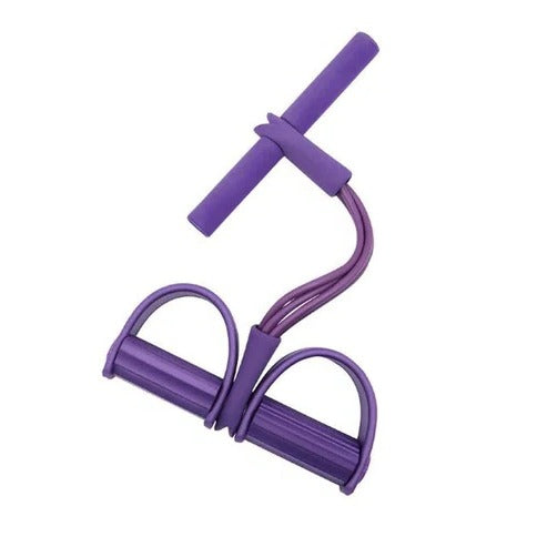 Resistance Band Set with Foot Pedals and Handles for Full Body Training