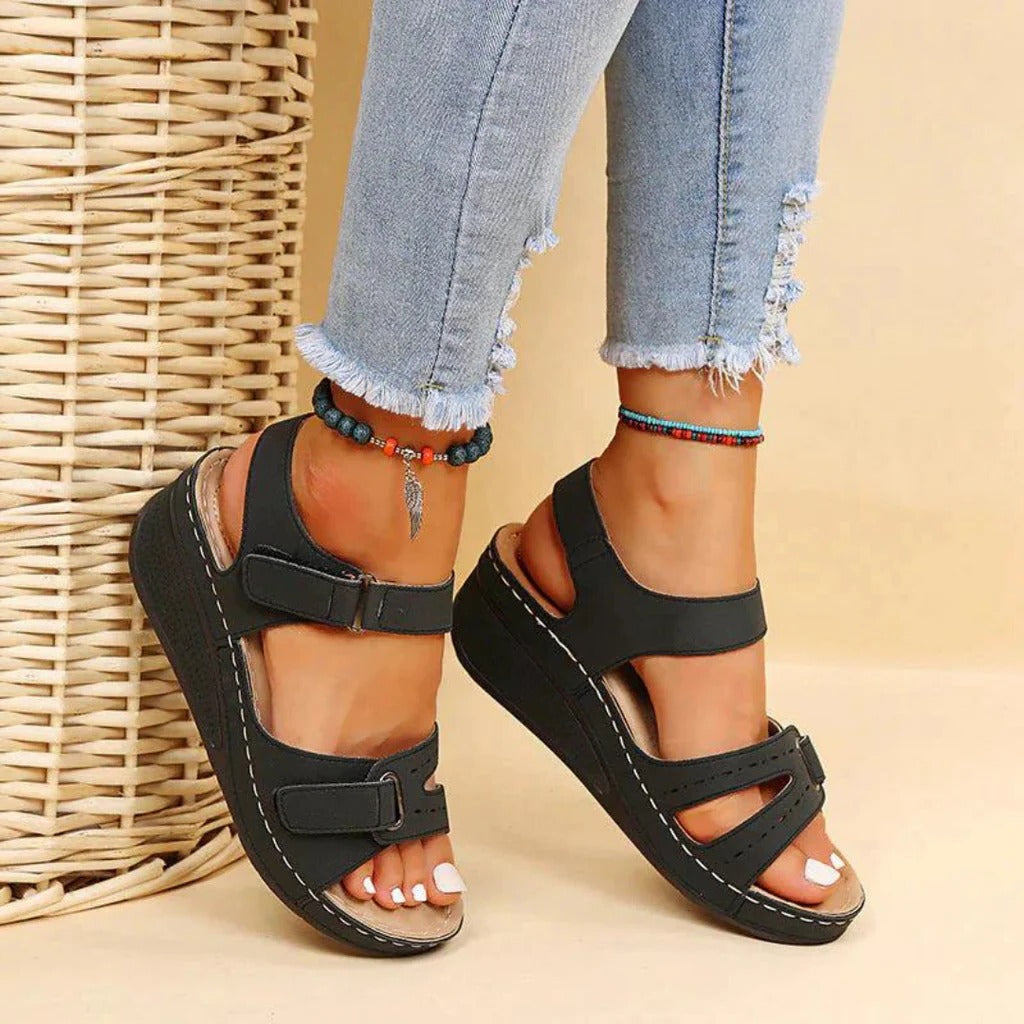 Women’s Open Toe Sandals with Adjustable Straps