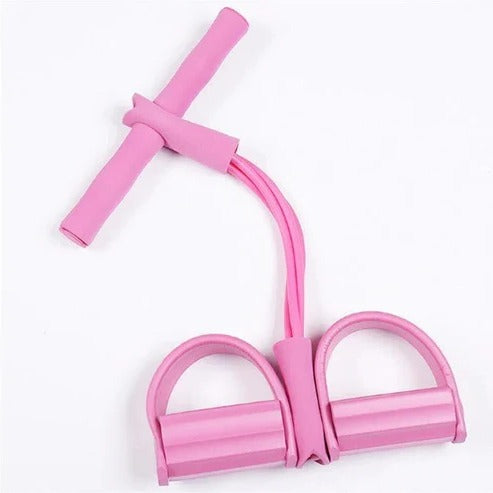 Resistance Band Set with Foot Pedals and Handles for Full Body Training