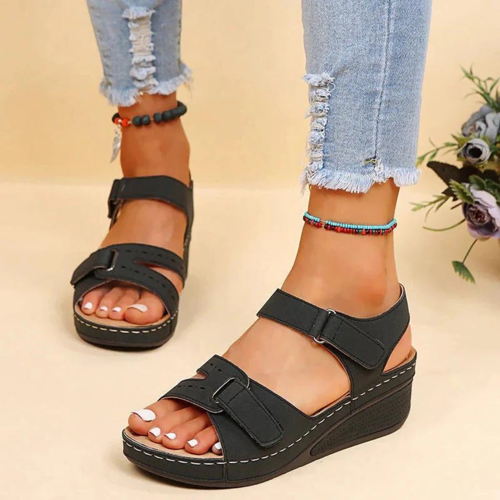 Women’s Open Toe Sandals with Adjustable Straps