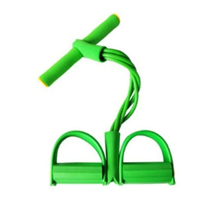 Resistance Band Set with Foot Pedals and Handles for Full Body Training
