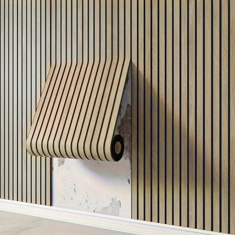 Self Adhesive 3D Wood Grain Wall Panels with Water Resistant Surface
