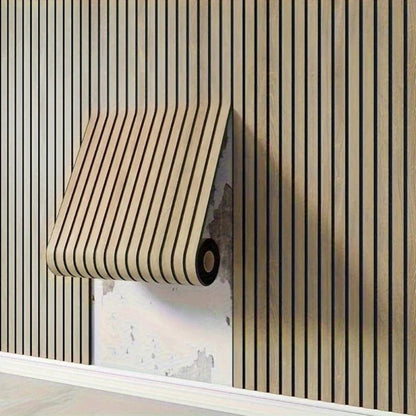 Self Adhesive 3D Wood Grain Wall Panels with Water Resistant Surface