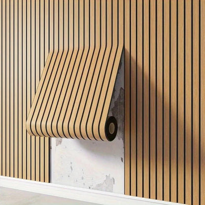 Self Adhesive 3D Wood Grain Wall Panels with Water Resistant Surface