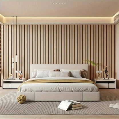 Self Adhesive 3D Wood Grain Wall Panels with Water Resistant Surface