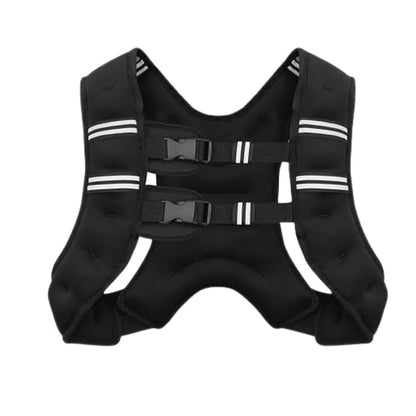 Iron Sand Weighted Vest with Adjustable Straps and Reflective Strips for Training