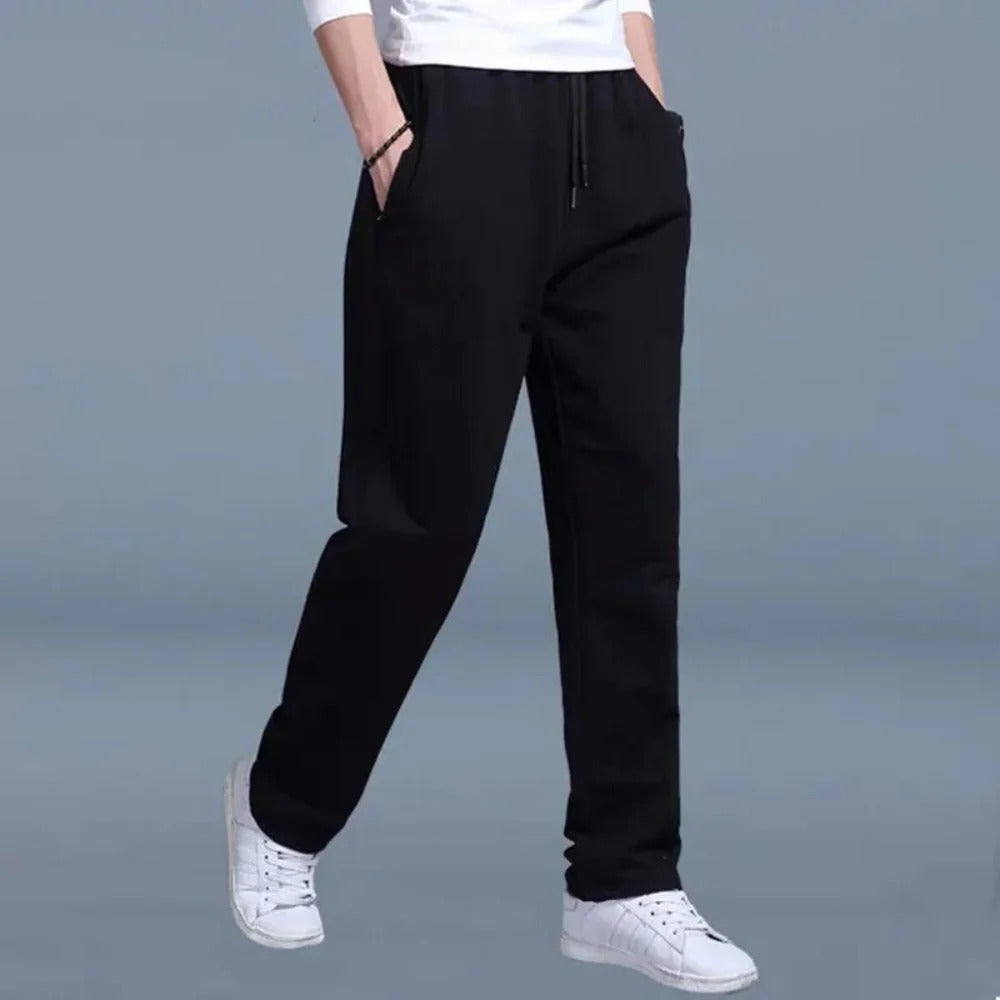 Men’s Sweatpants with Elastic Waist and Drawstring Fit