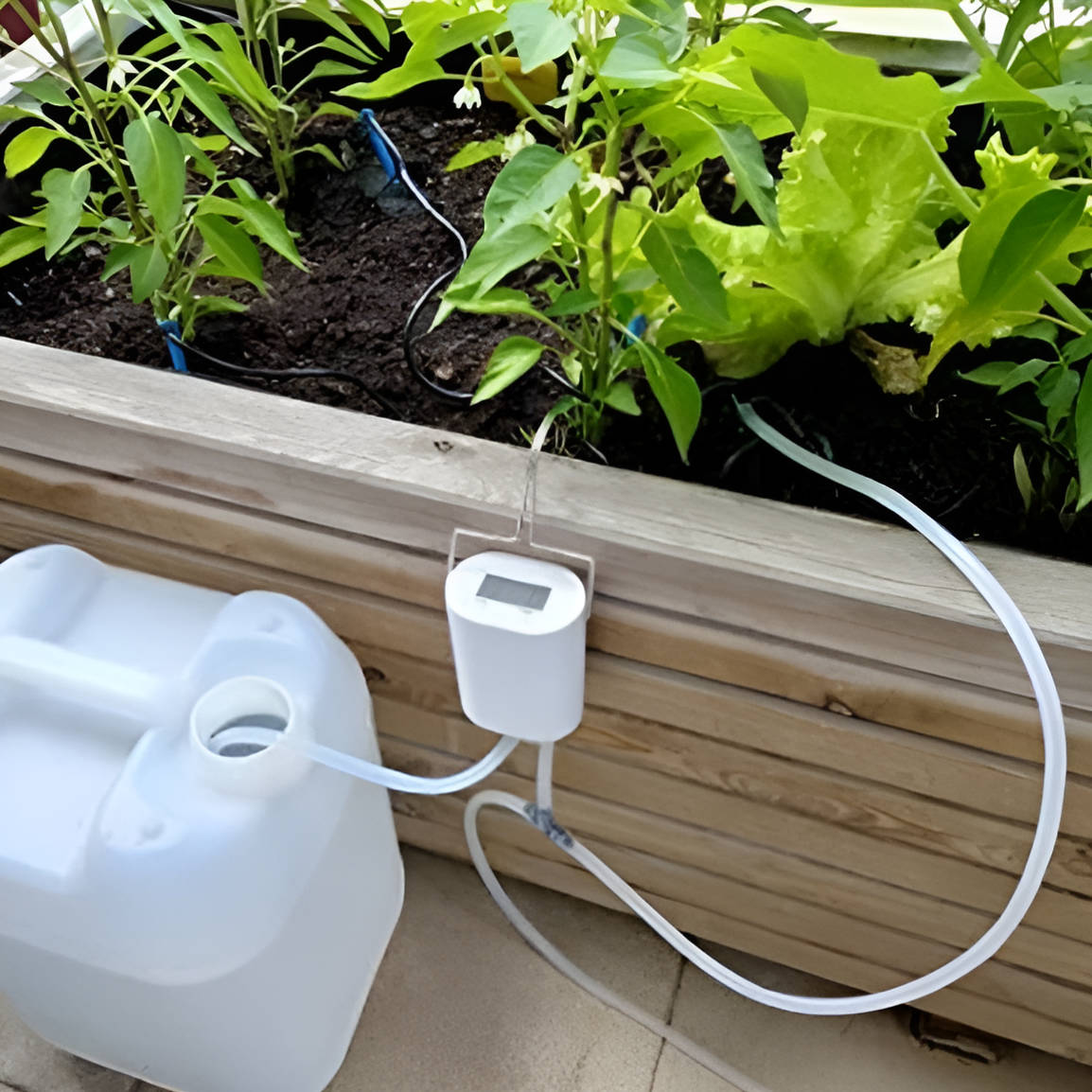 Programmable Plant Watering System with LCD Display and 120 Day Battery