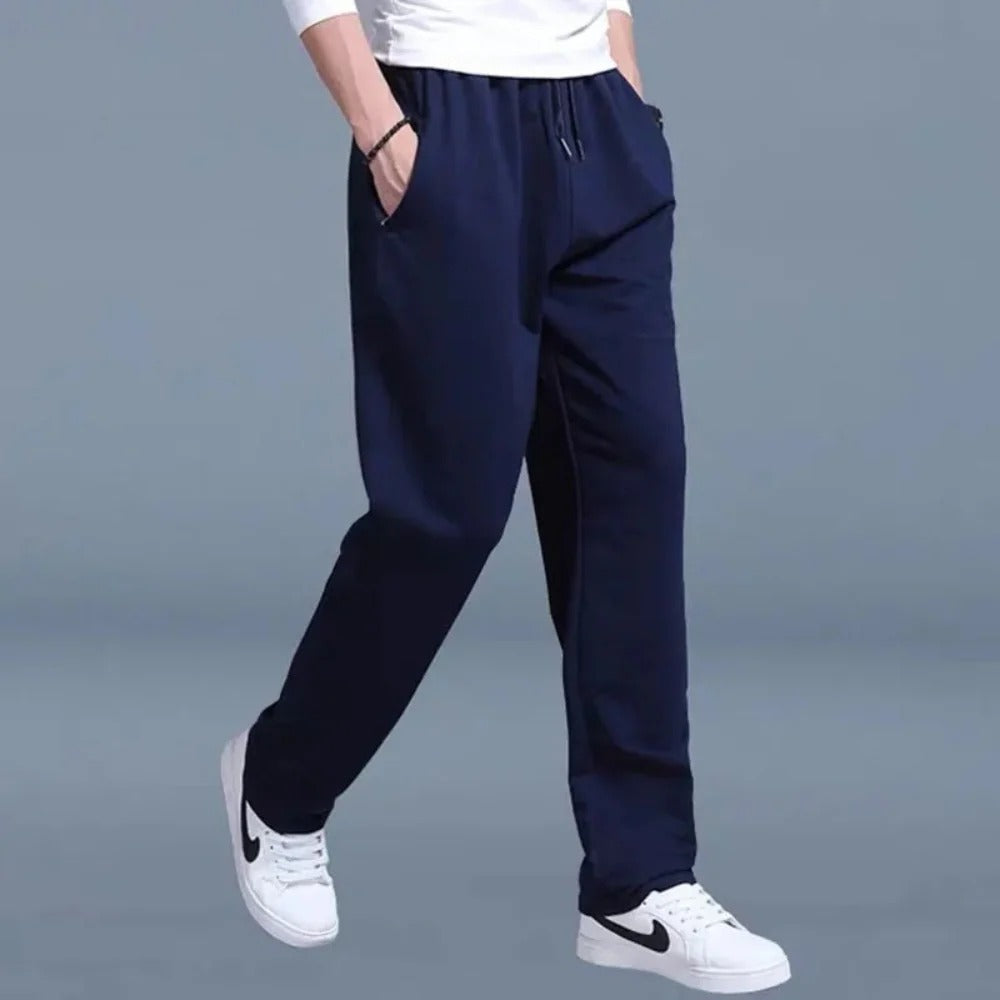Men’s Sweatpants with Elastic Waist and Drawstring Fit