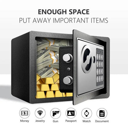 Digital Keypad Safe Box with Sensor Light and Emergency Keys