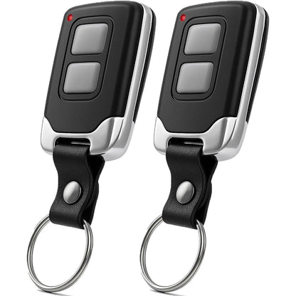 Garage Door Remote with 150 Foot Range and Rolling Code Security, 2 Pack Keychain