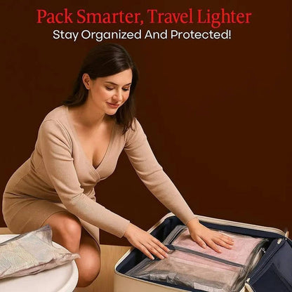 Vacuum Compression Bags with Cordless Pump and 15-Piece Set for Travel Storage