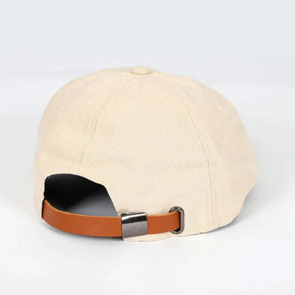 Reversible Flat Cap with Moisture Wicking Band and Elastic Fit System
