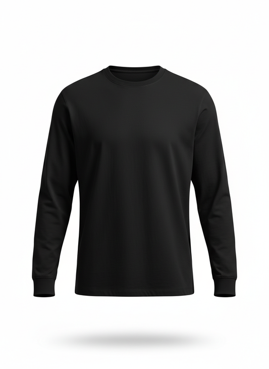 Black Long T-Shirt for Men