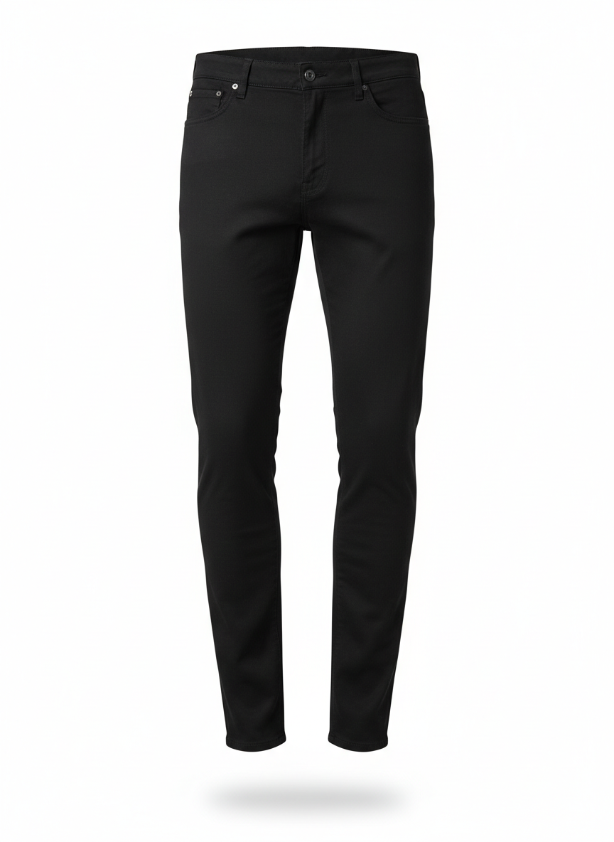 Black Slim Pants for Men