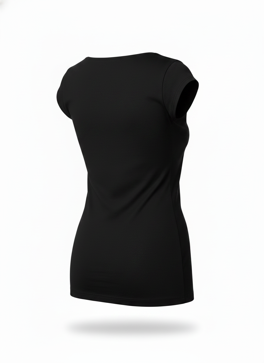 Black Slim T-Shirt for Women