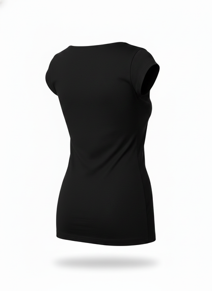 Black Slim T-Shirt for Women