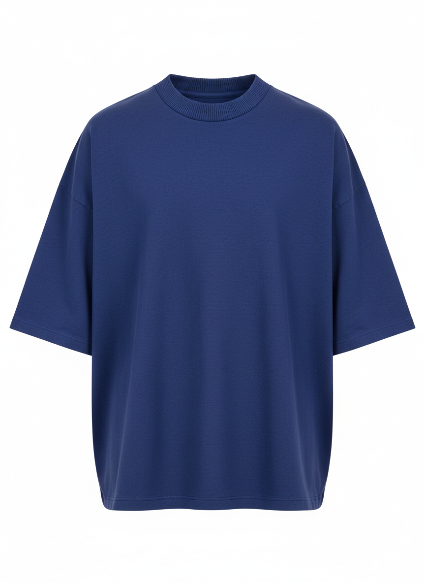 Blue Heavyweight T-Shirt for Men
