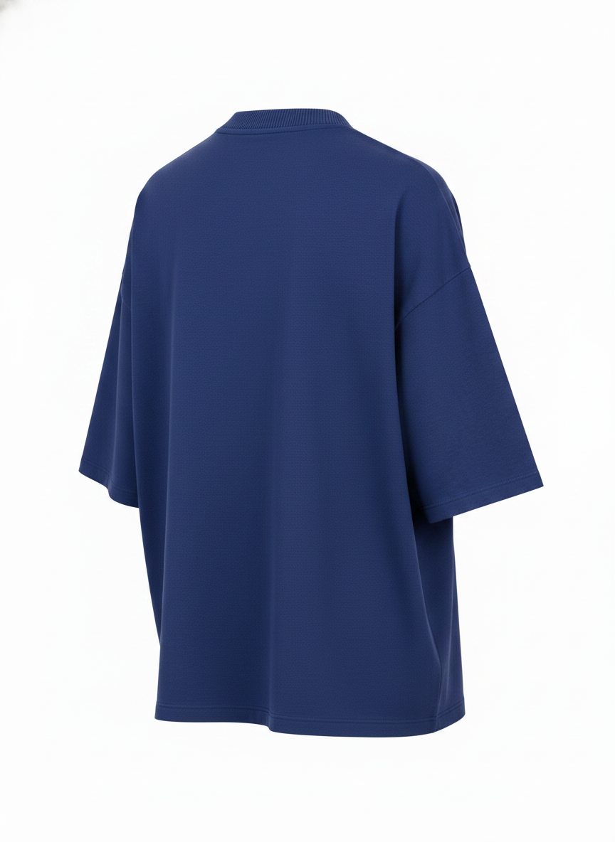 Blue Heavyweight T-Shirt for Men