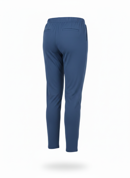 Blue Tapered Pants for Women