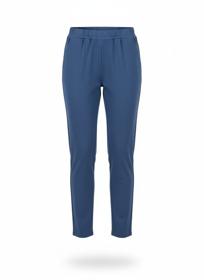 Blue Tapered Pants for Women