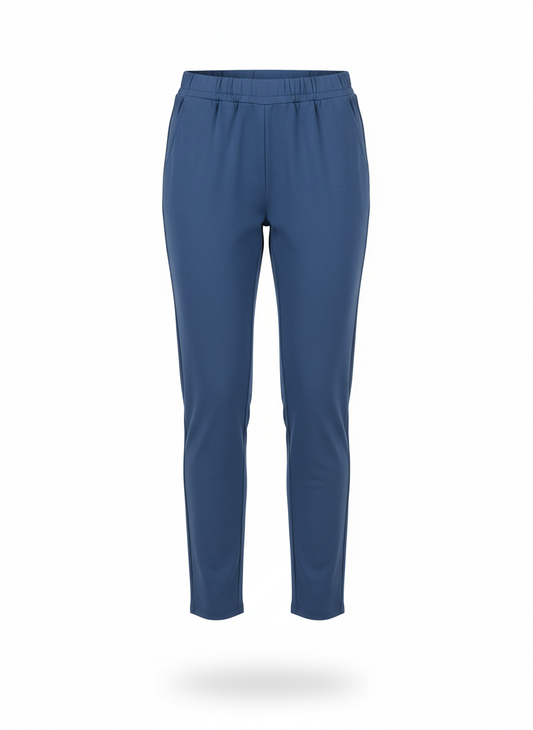 Blue Tapered Pants for Women
