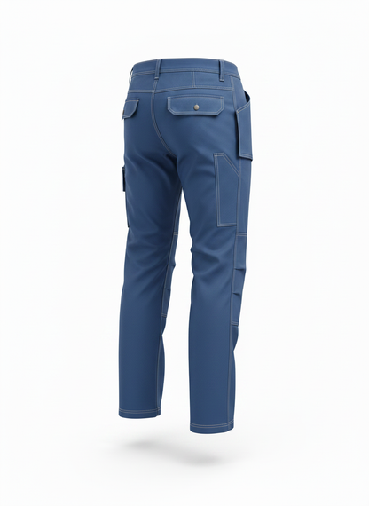 Blue Work Pants for Men