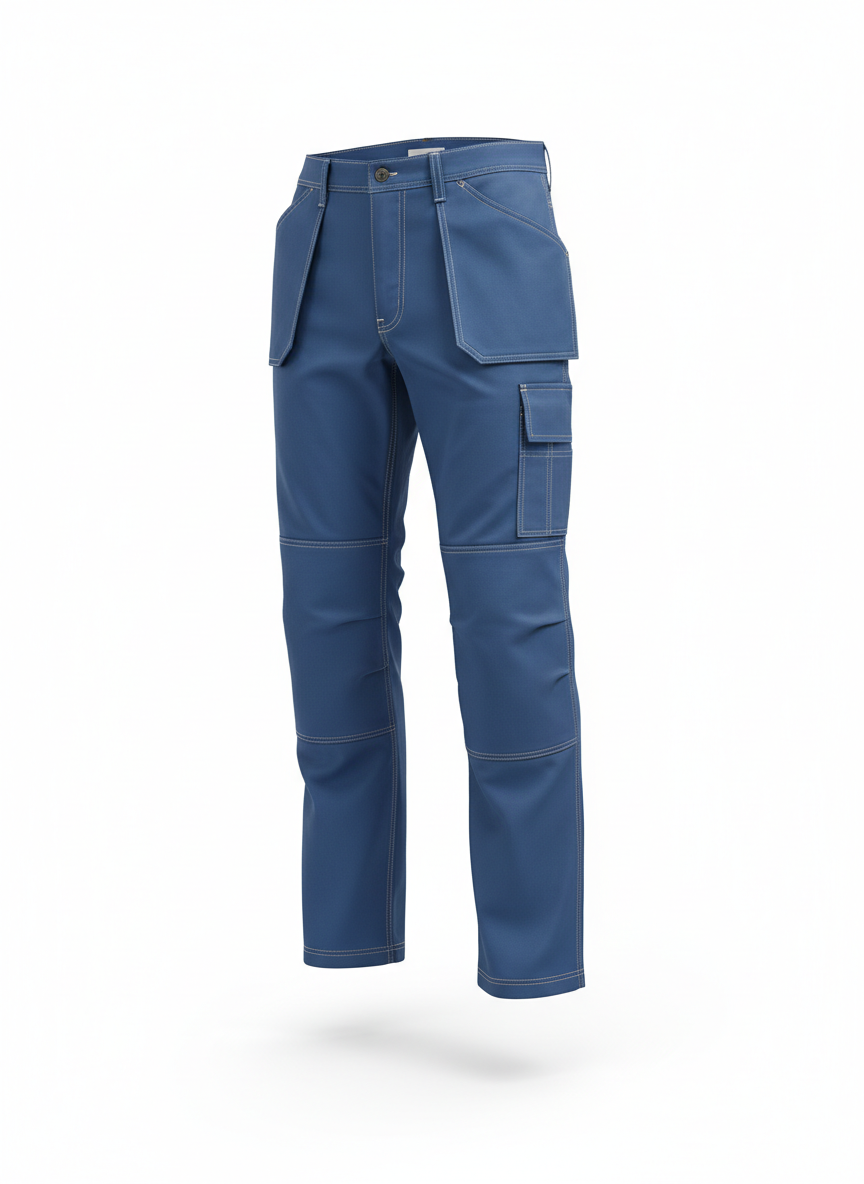 Blue Work Pants for Men