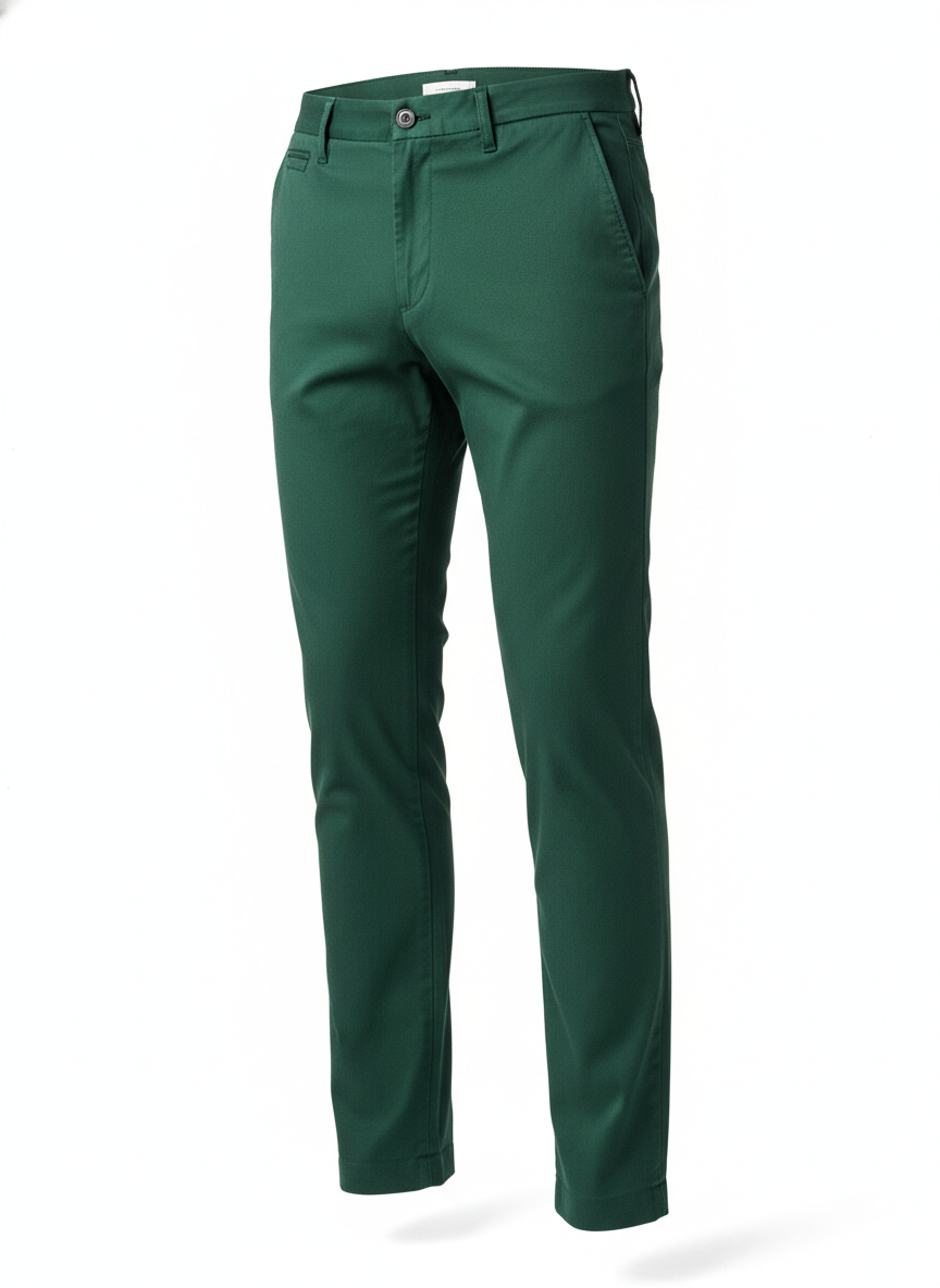 Green Chino Pants for Men
