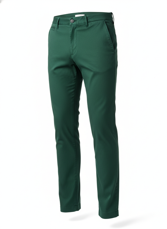 Green Chino Pants for Men
