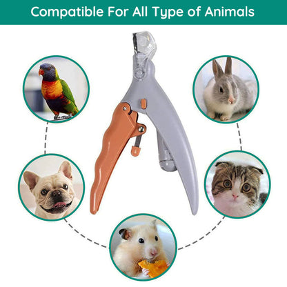 LED Dog Nail Clipper with Safety Guard and Stainless Steel Blade