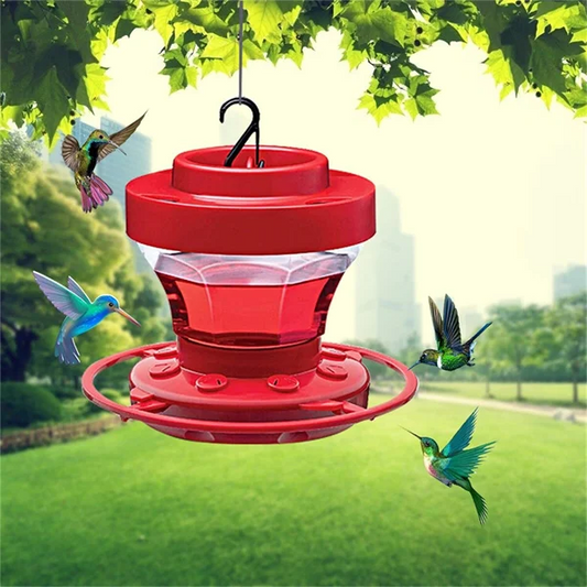 Hummingbird Water Feeder Hanging Bee-Proof Design With Perch