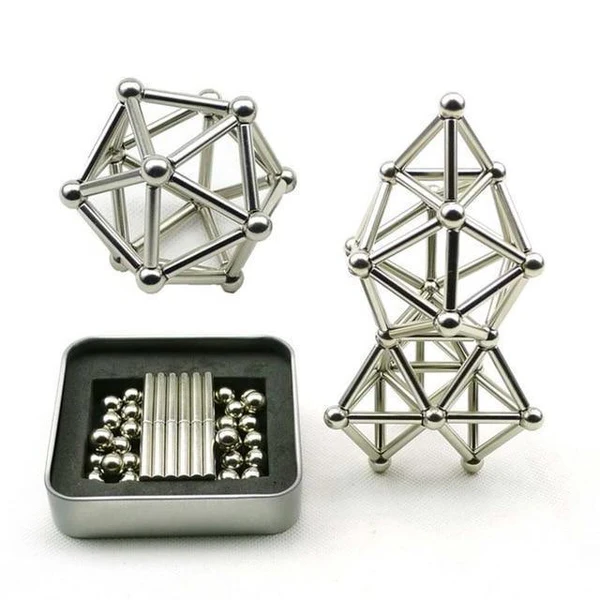 Magnetic Sticks And Balls Construction Kit For Creative Toy Building