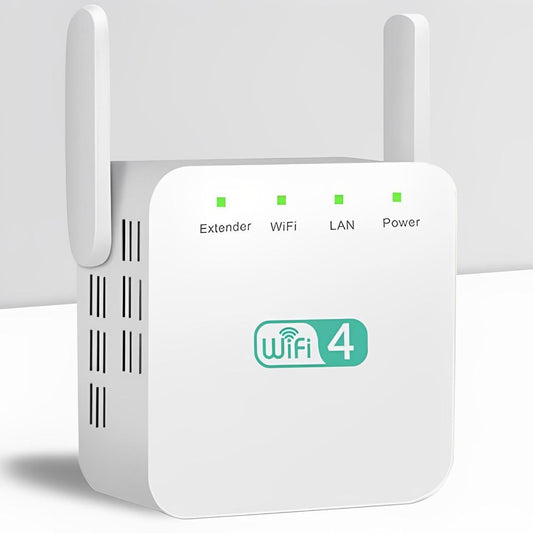WiFi Repeater Dual-Band With High-Gain Antennas For Long-Range Coverage