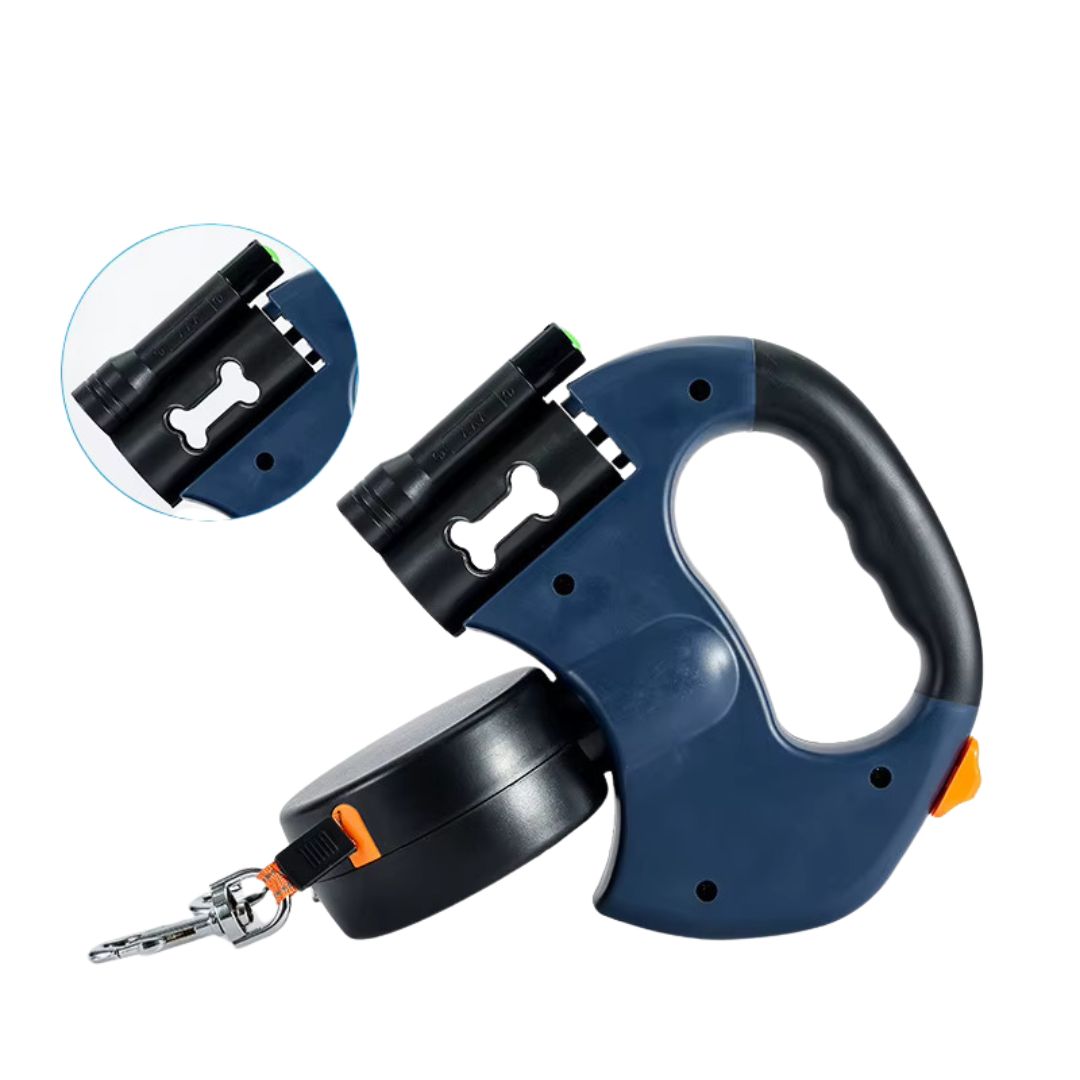 Dual Dog Leash with Swivel Joint and Padded Handle for Medium to Large Breeds