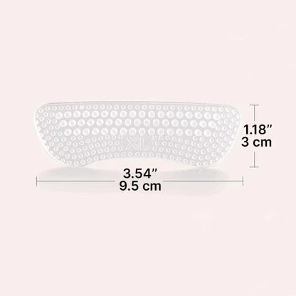 Heel Grip Inserts with Textured Surface and Shock Absorption, 4 Thickness Options